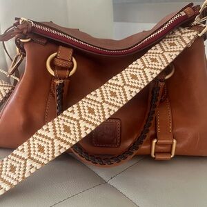 Dooney & Bourke Brown Florentine Leather Shoulder Bag Satchel